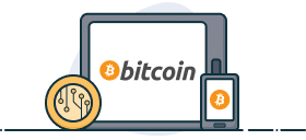 bitcoin logo 2 columns