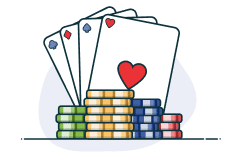 poker logo interlinking