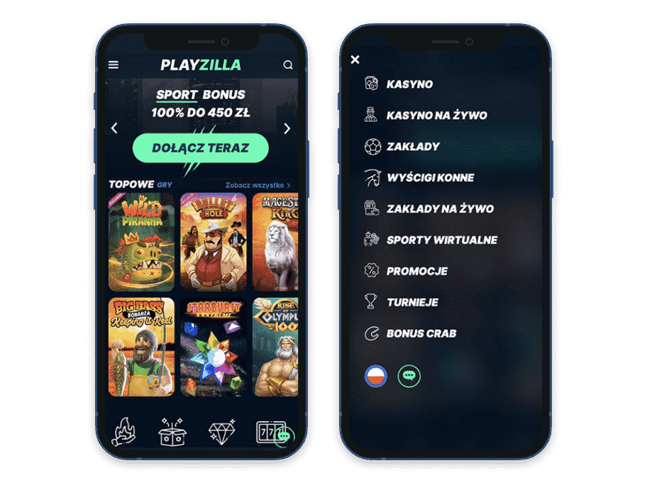 playzilla mobile screenshot
