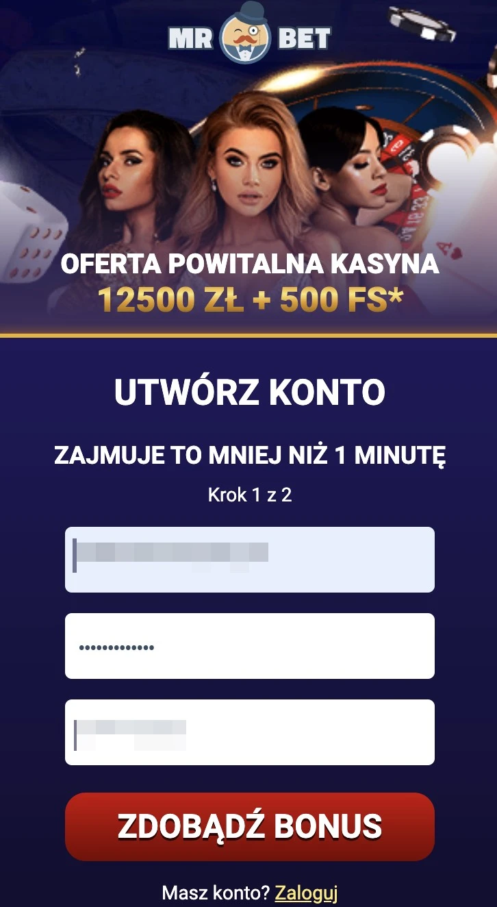 mr bet rejestracja 1 mobile