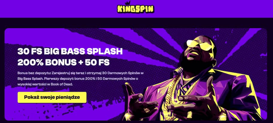 KingSpin Casino bonus powitalny