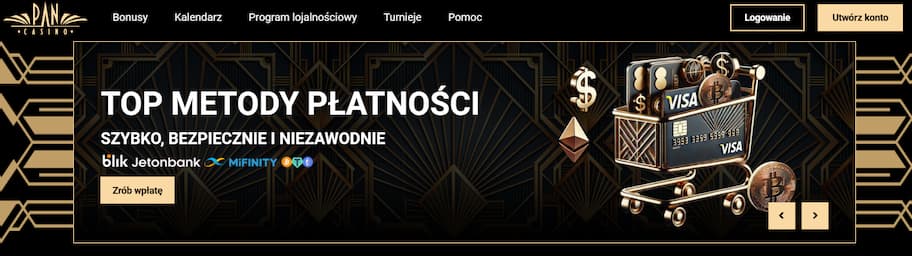 metody płatnosci pan kasyno