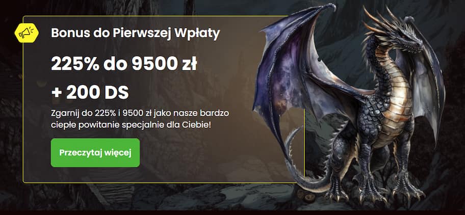Dragonslots Casino bonus powitalny