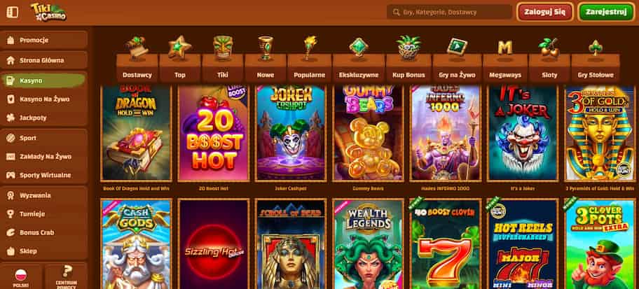 tiki casino automaty online