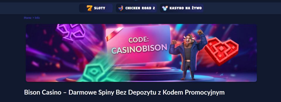 Bison Casino bonus powitalny