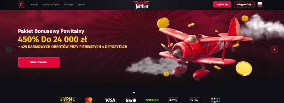 JettBet bonus powitalny